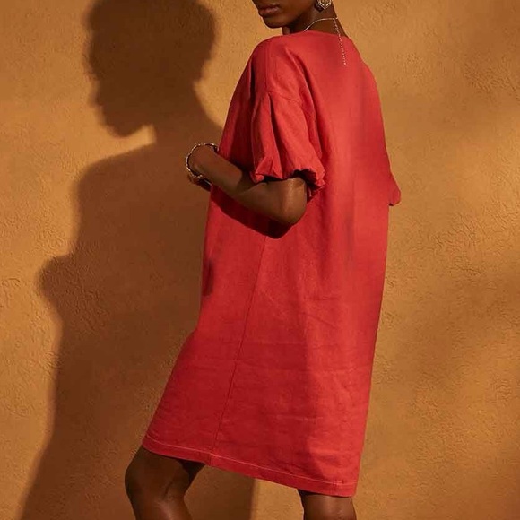 Studio 1886 Puff Sleeve Dress - Picture 2 of 10